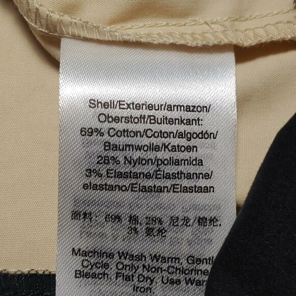 NWT DKNY Straw black off shoulder elastic neckline tiered short sleeves - Picture 14 of 16